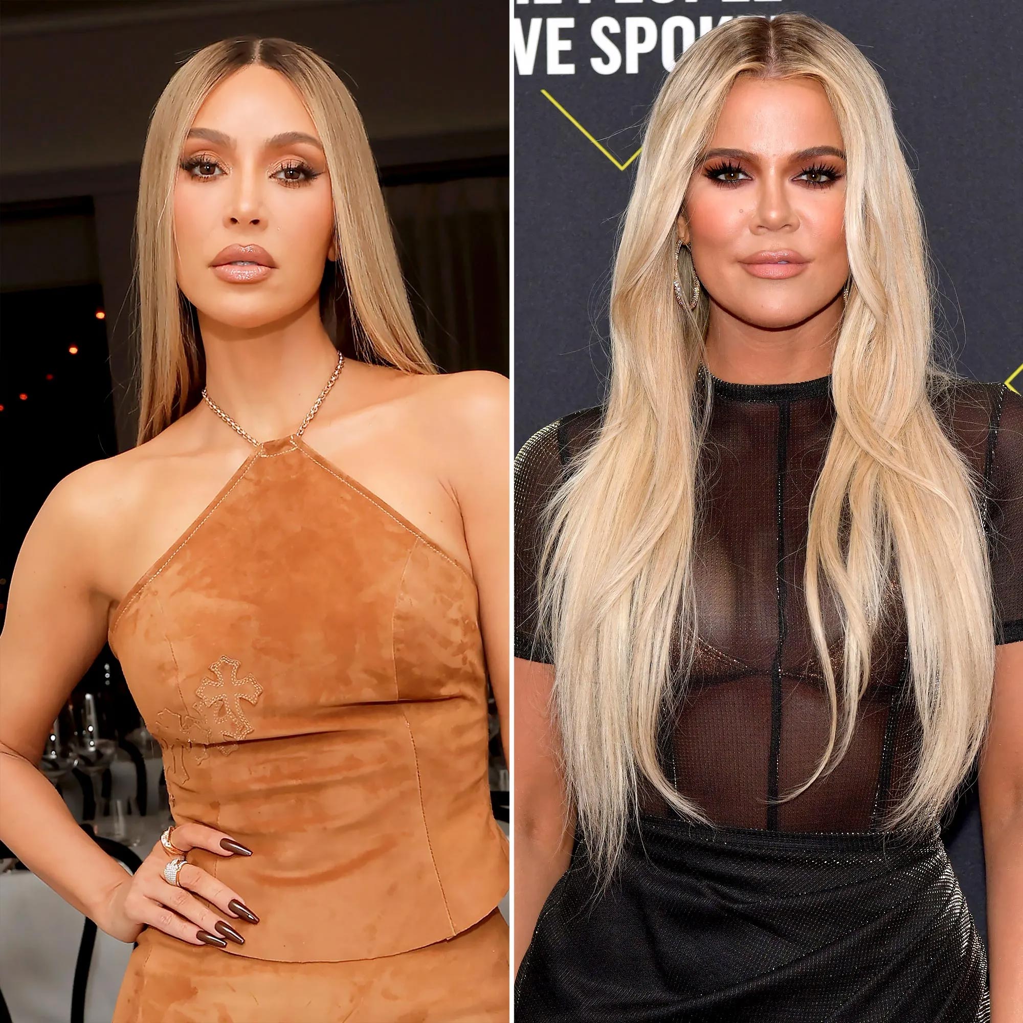 Kim and Khloe Kardashian Accuse Each Other of Mom-Shaming With Shady Digs
