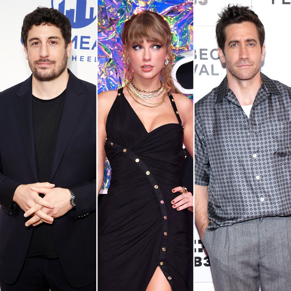 Jason Biggs brinca que uma música de Taylor Swift é sobre ele, não sobre Jake Gyllenhaal