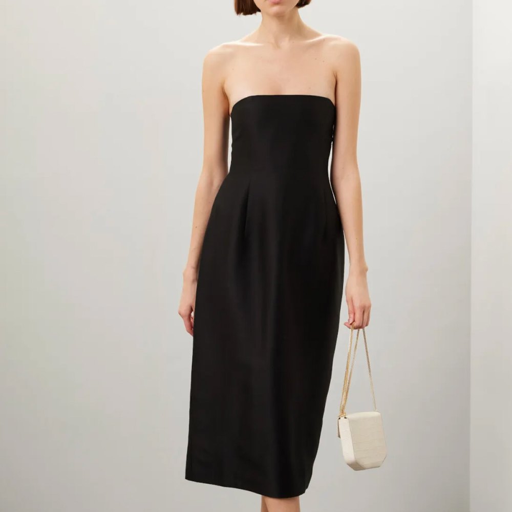 Beare Park Strapless Midi Dress Rent the Runway