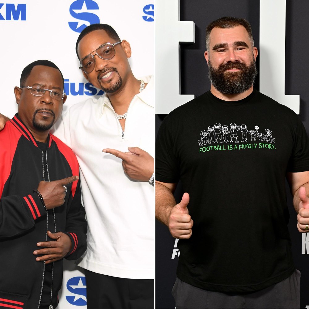 Will Smith and Martin Lawrence React to Jason Kelce Saying He Doesnt Wash His Feet