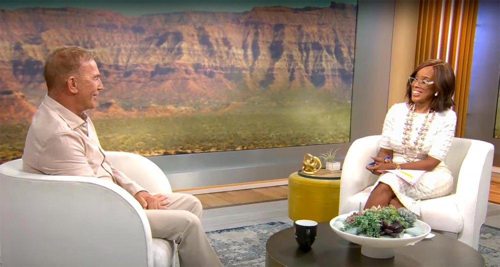 Gayle King cuestiona las razones de Kevin Costner para dejar 'Yellowstone': 'Esto no es terapia, Gayle'