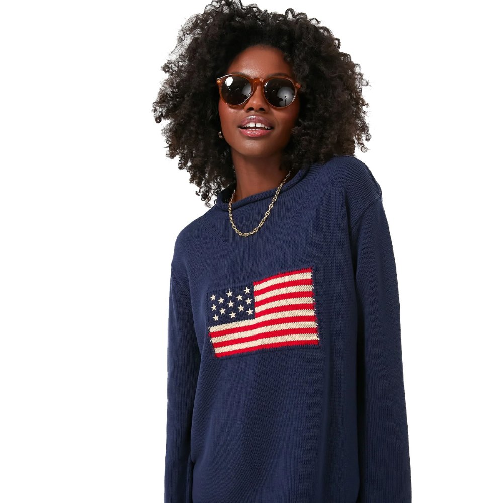 Tuckernuck Navy Americana Sweater