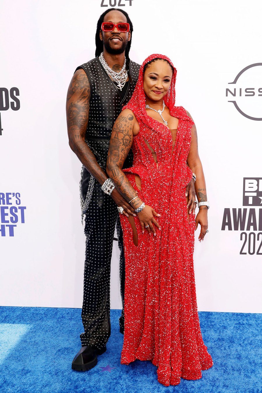 2 Chainz and Kesha Ward Cutest Couples at the 2024 BET Awards
