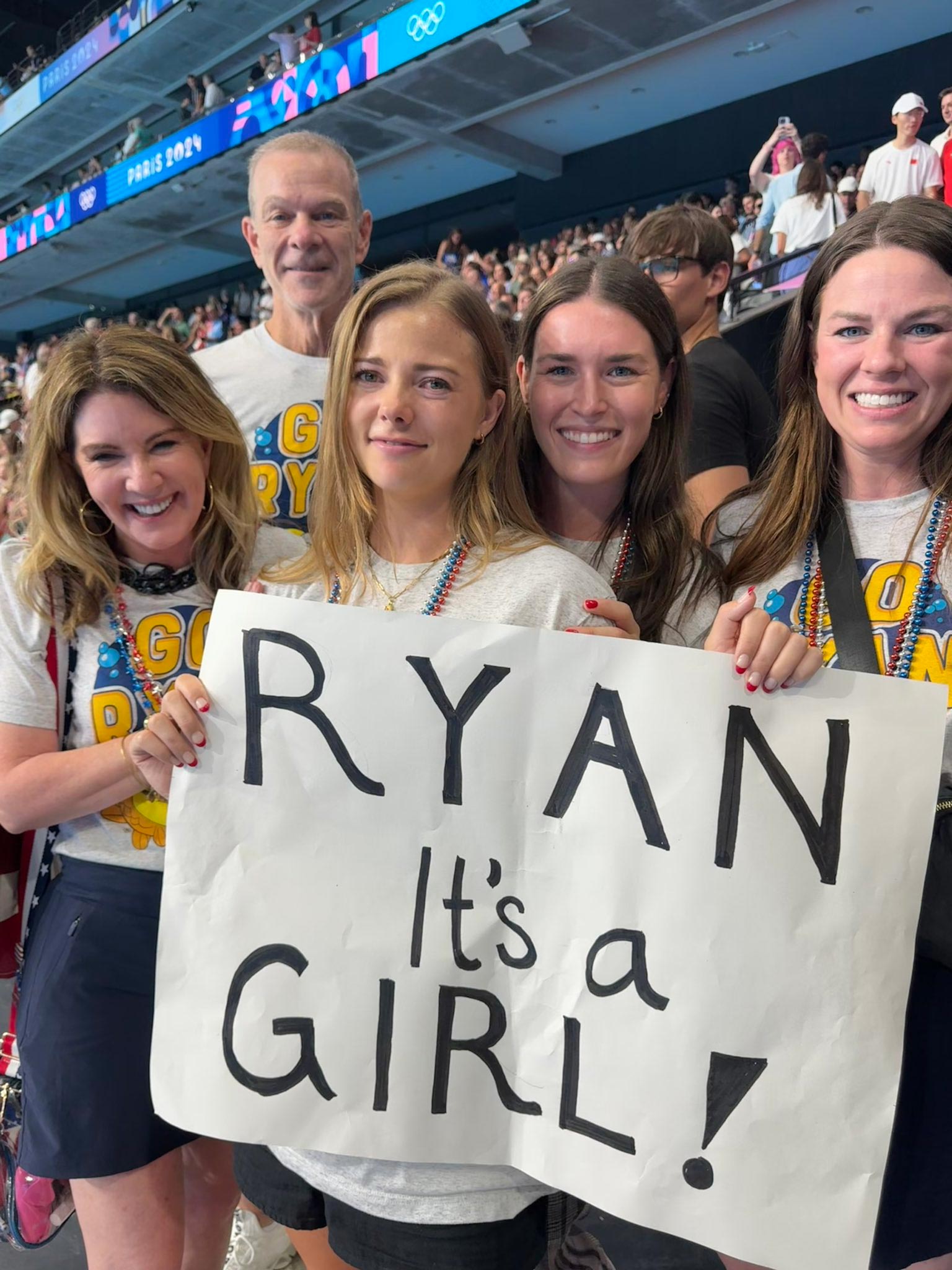 Swimmer Ryan Murphy's Wife Bridget Surprises Him With Sex Reveal