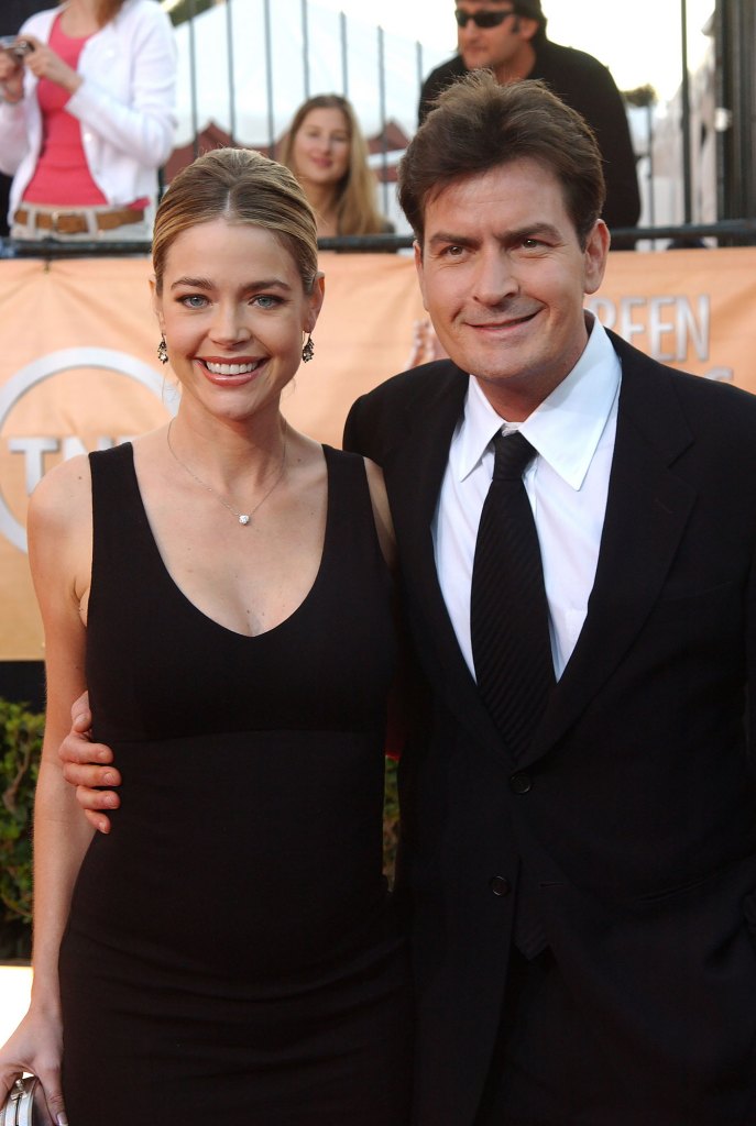 2005 Screen Actors Guild Awards Charlie Sheen Exes Denise Richards and Brooke Muller Are Filming a TV Show