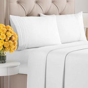 Stay Cool successful  the Summer Heat With These Luxury Hotel-Style Bed Sheets Now 15% off!