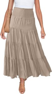 HAEOF Boho Maxi Skirt