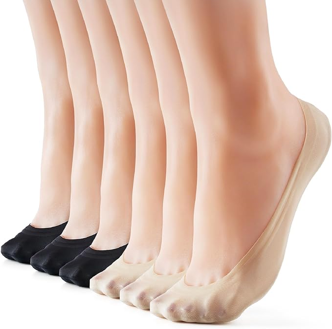 Wisvooo Nylon Non-Slip Socks