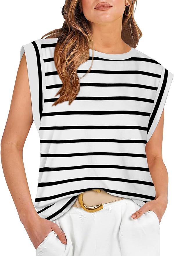 Wiholl Cap Sleeve Shirt