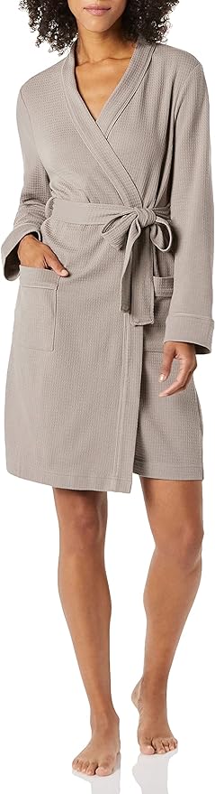 Amazon Essentials Waffle Mid-Length Robe