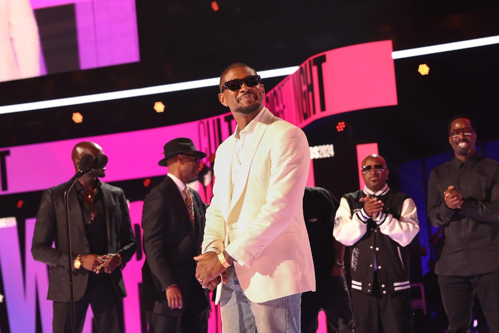 BET se disculpa con Usher por un 'mal funcionamiento del audio' durante el discurso de aceptación de los Premios BET 2024