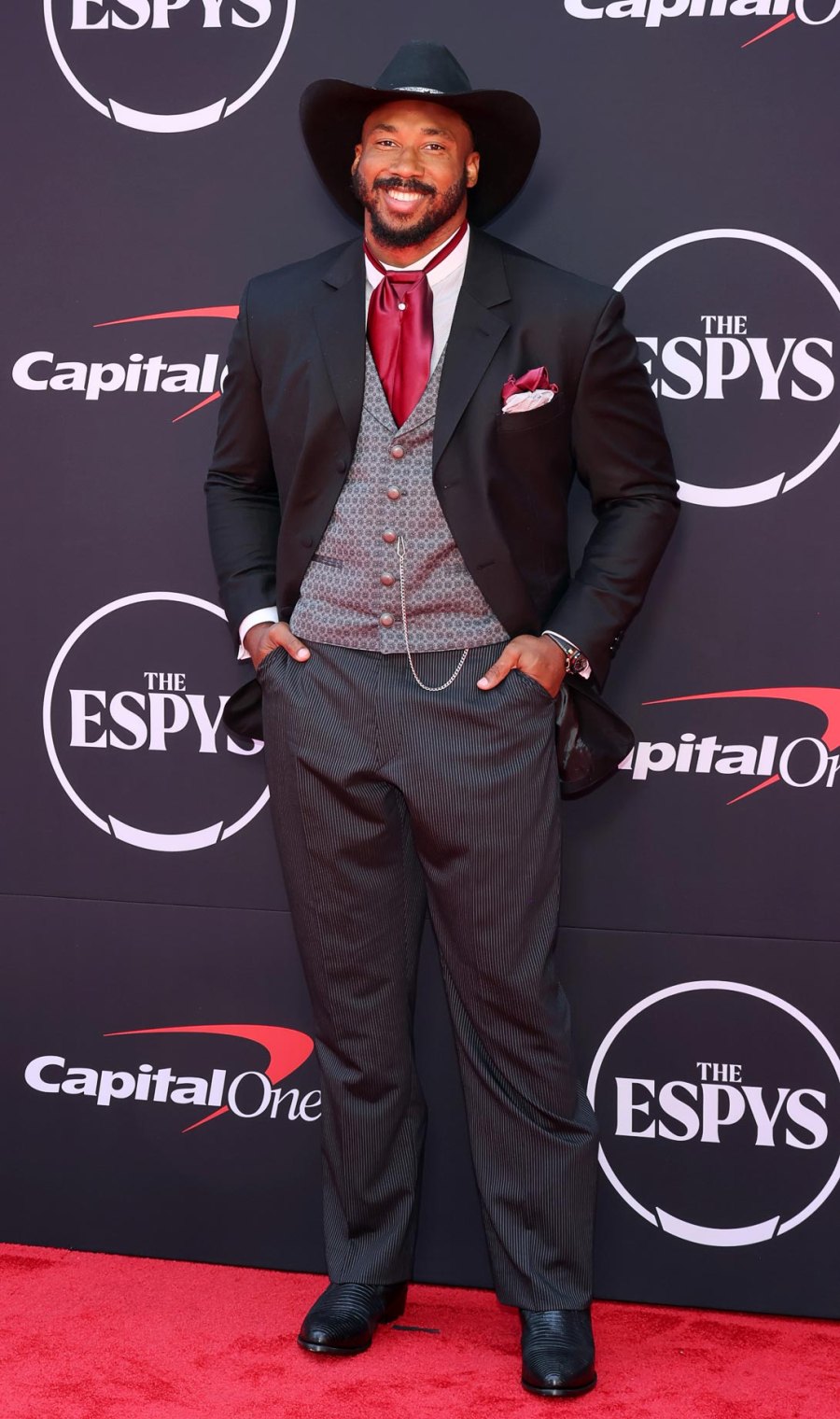 ESPYS AWARDS 2024 Red Carpet 629 Myles Garrett