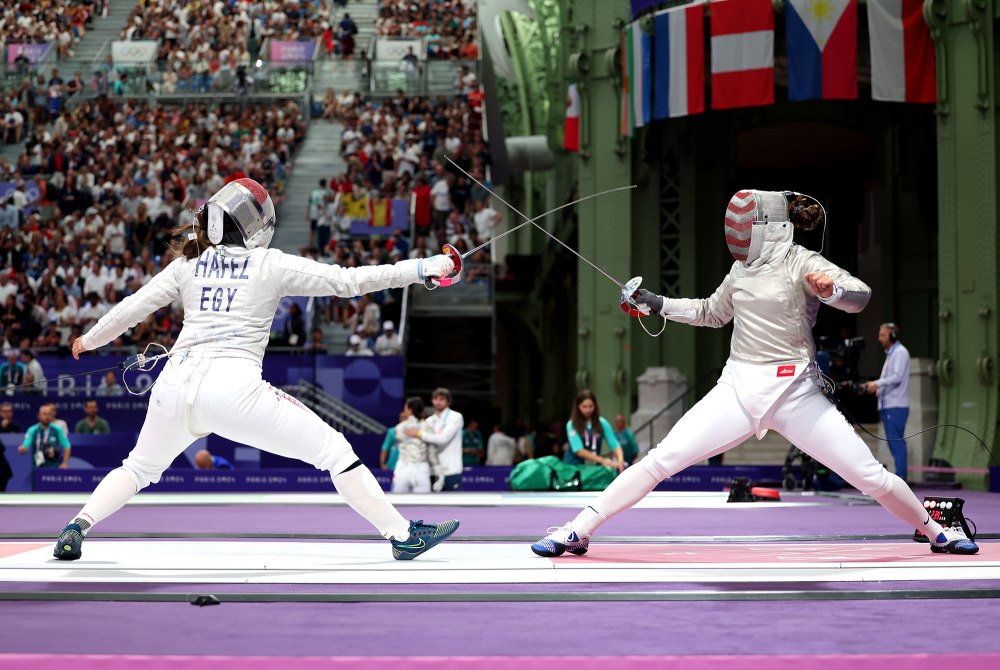 Fencer Nada Hafez Competed in 2024 Olympics While 7 Months Pregnant | Us  Weekly