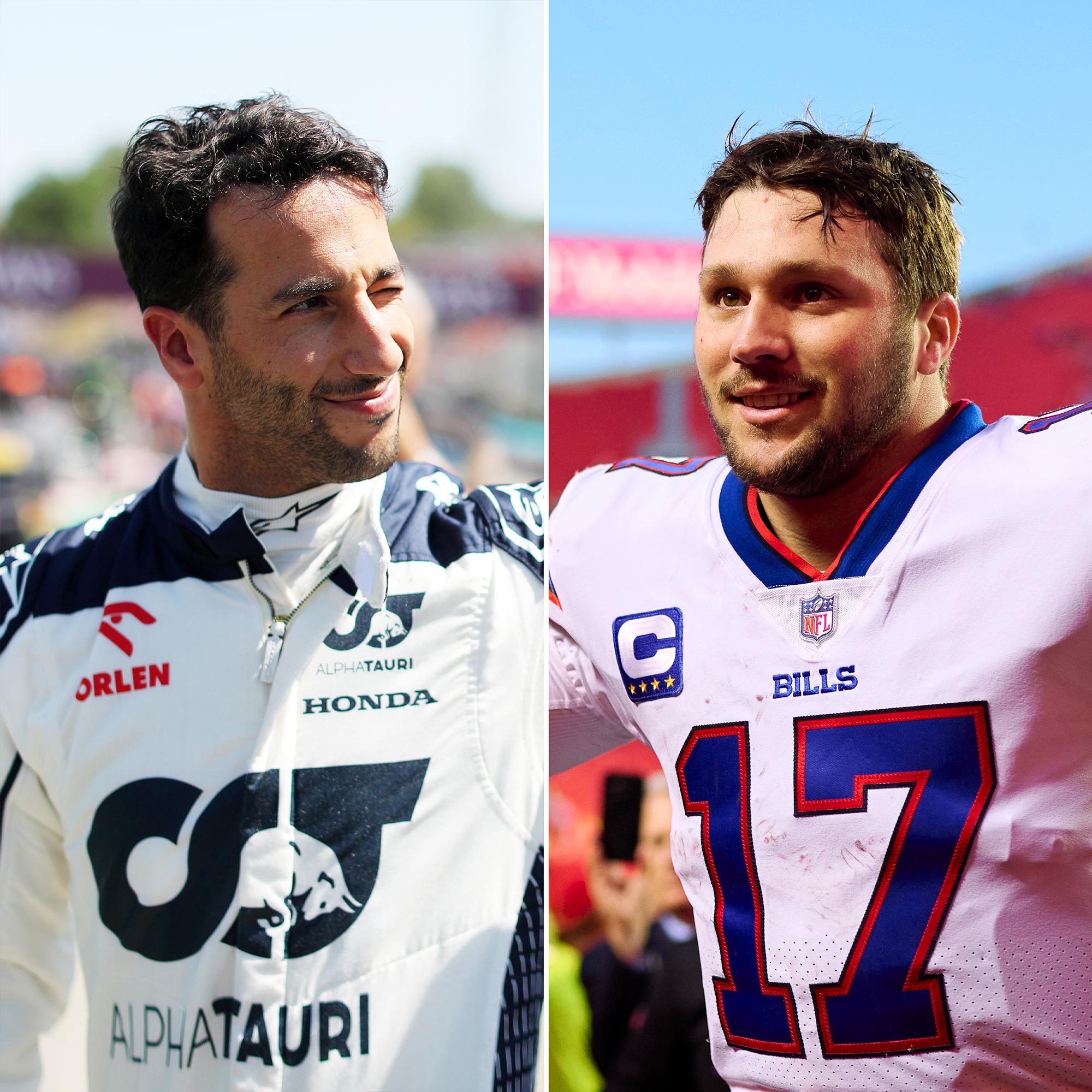 F1's Daniel Ricciardo and Bills QB Josh Allen Discuss Their 'Bromance'