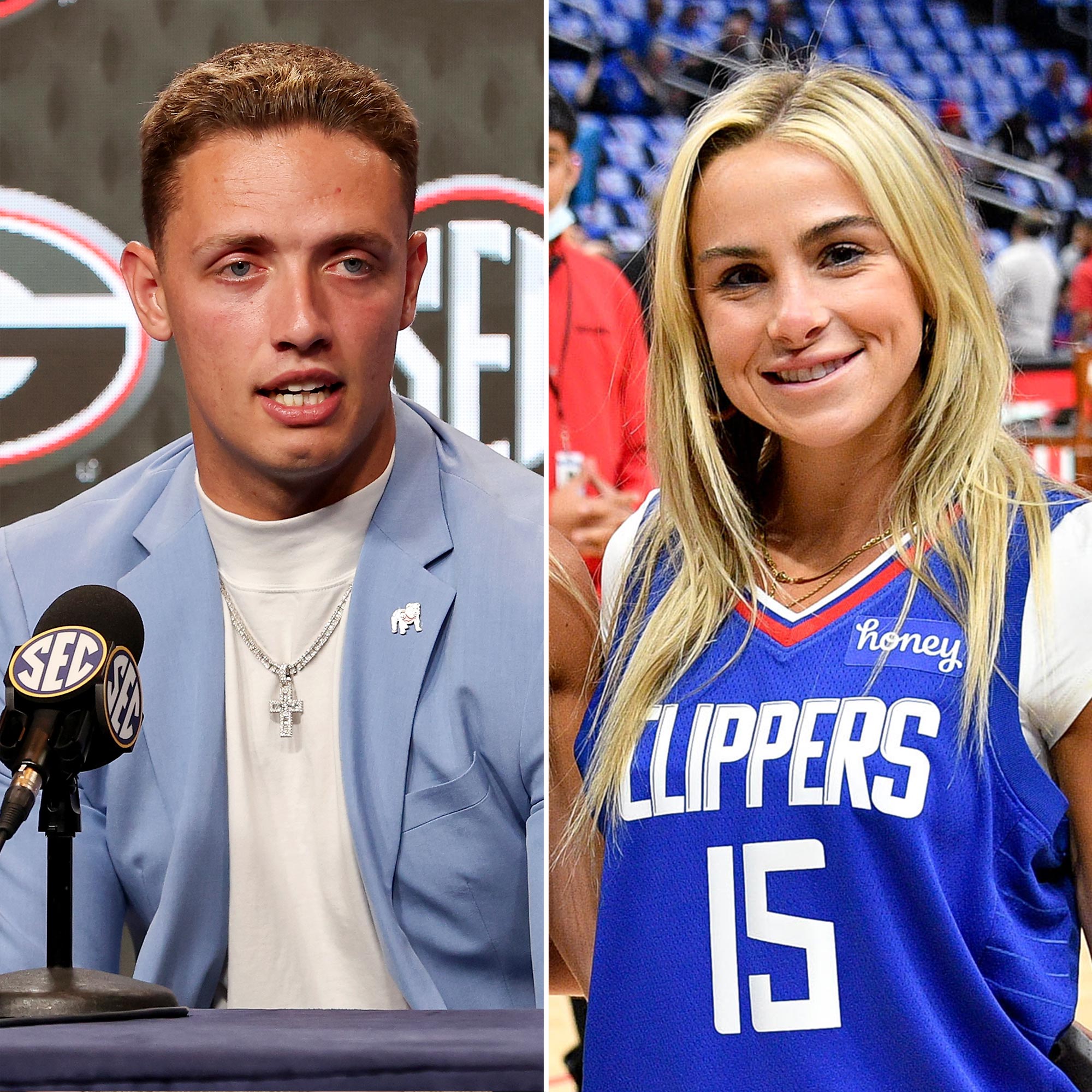 Georgia Quarterback Carson Beck and Hanna Cavinder Make Their Relationship Instagram Official 099