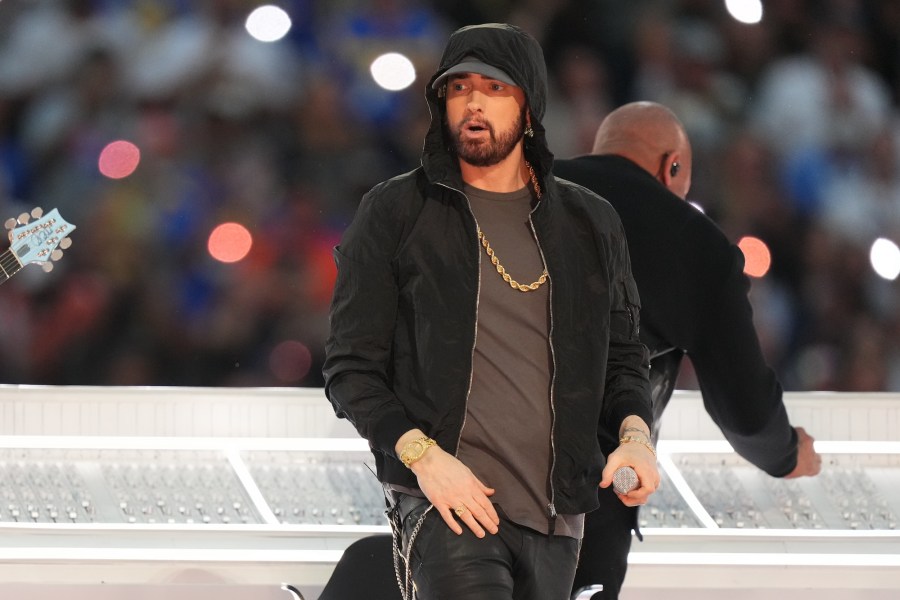 Super Bowl LVI - Los Angeles Rams v Cincinnati Bengals, Eminem