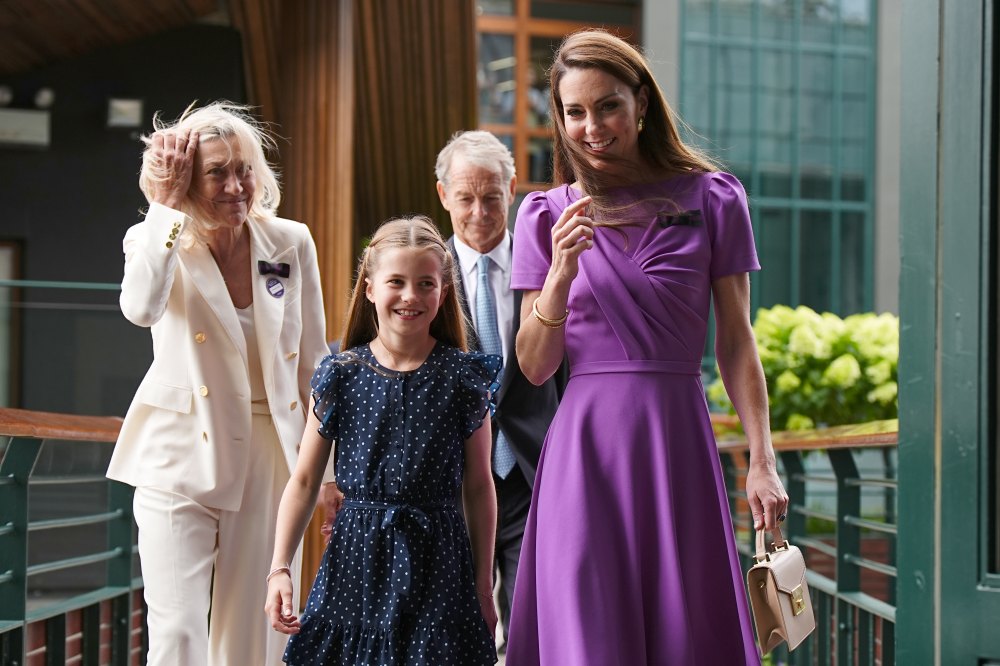 A Princesa de Gales e a Princesa Charlotte comparecem a Wimbledon 2024 - Dia 14