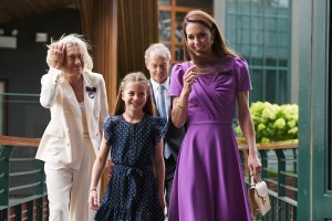 The Princess of Wales and Princess Charlotte Attend Wimbledon 2024 - Day 14