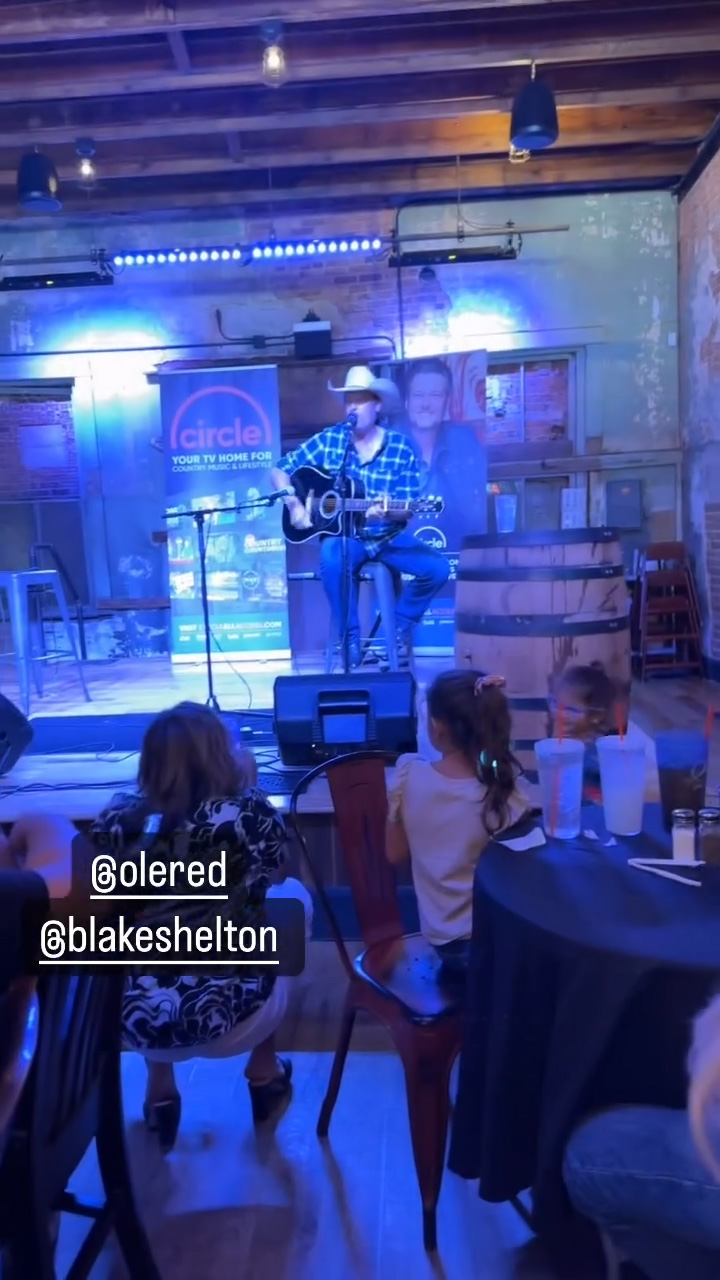 Gwen Stefani's son Zuma Rossdale makes country music debut at Blake Shelton's Bar 347