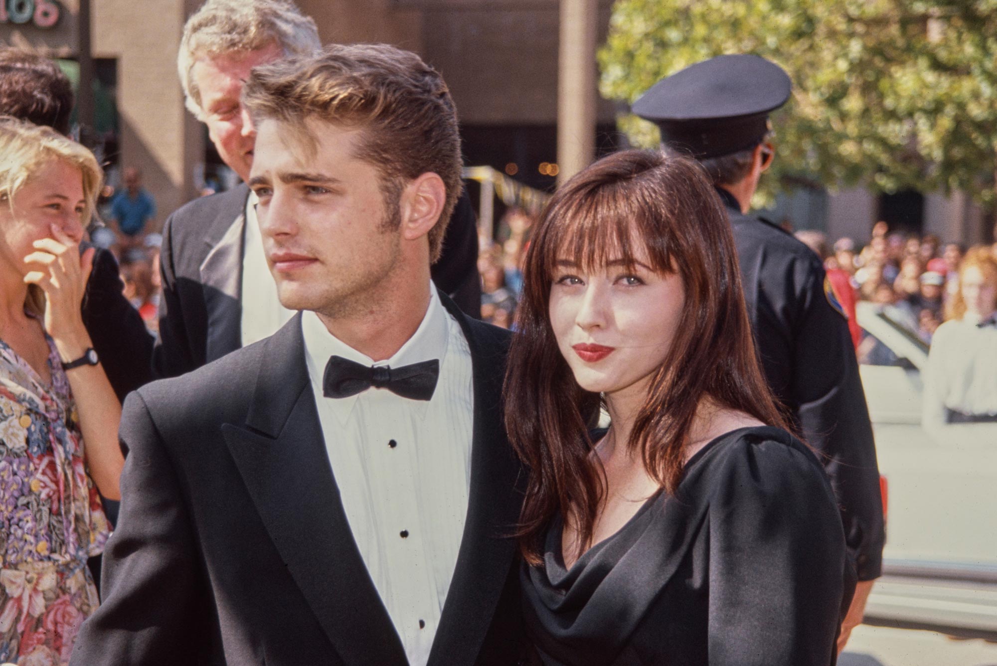 Jason Priestley và Shannen Doherty biết cặp song sinh Walsh của 90210 có phản ứng hóa học