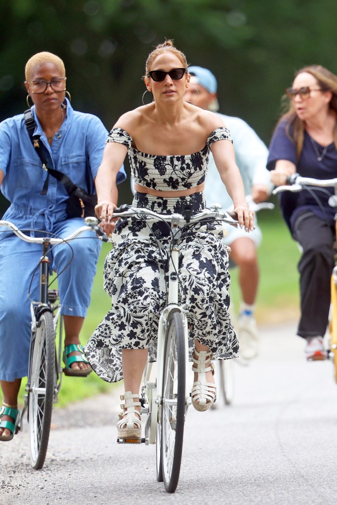 Jennifer Lopez Cant Stop Riding Her Bike