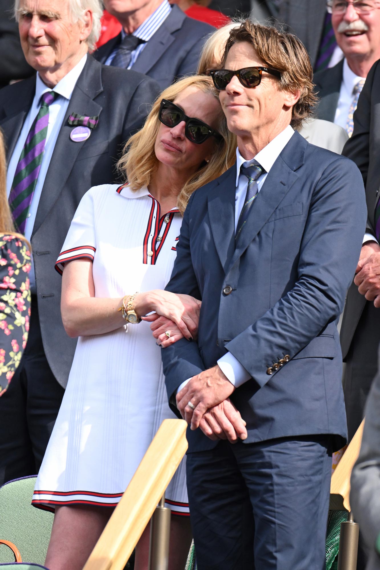 Julia Roberts tritt mit Ehemann Danny Moder in Wimbledon aus