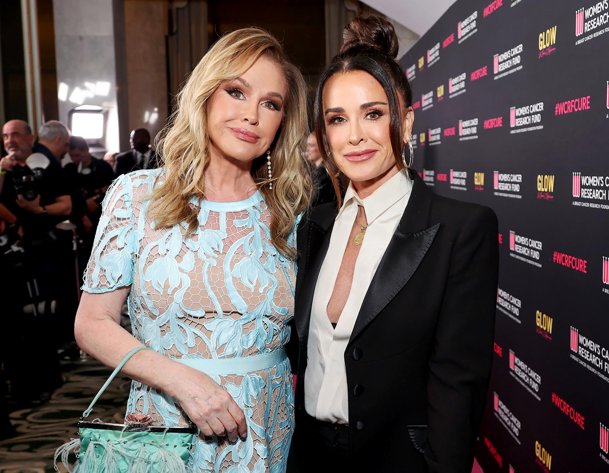 Kathy Hilton está tentando encorajar Kyle Richards a começar a namorar