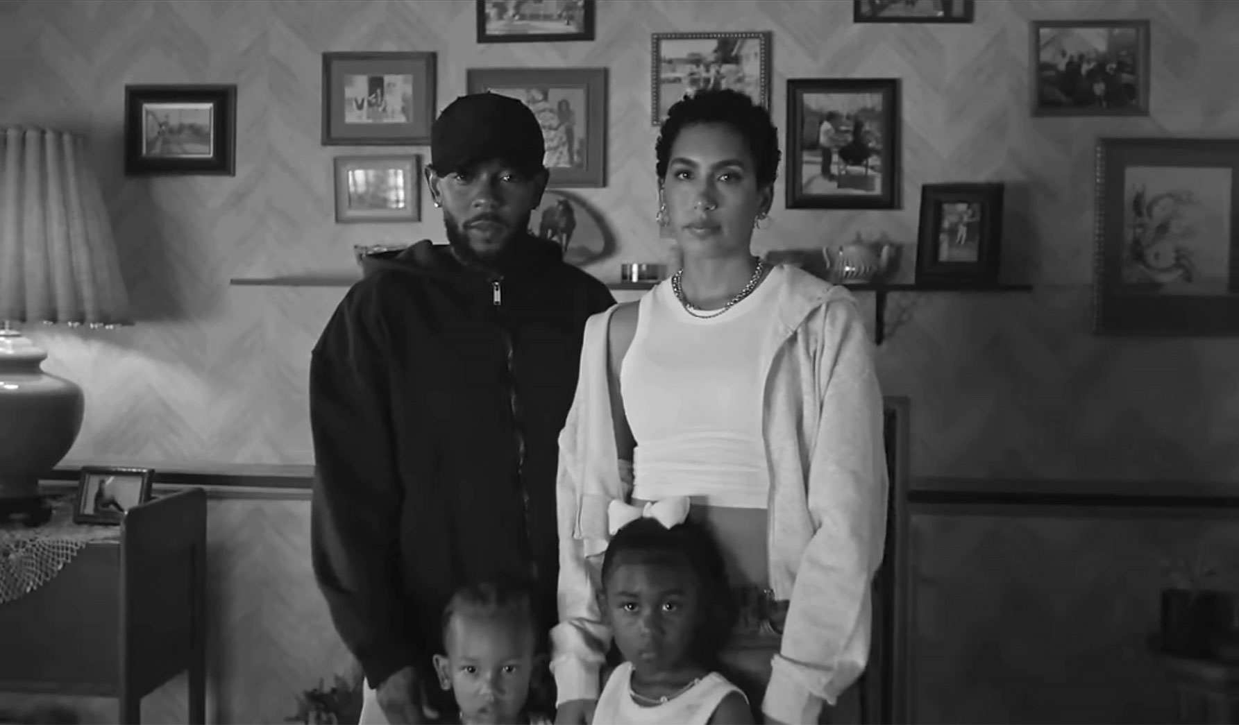 Kendrick Lamar’s Fiancee and Kids Make Rare Appearance in ‘Not Like Us’