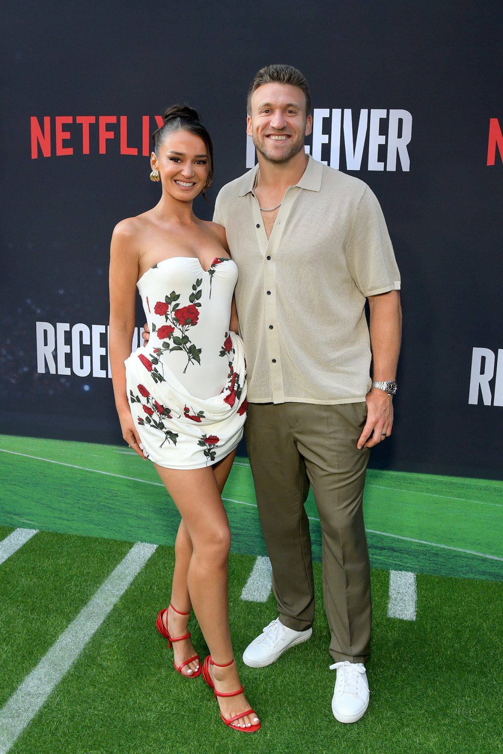 Kyle and Kristin Juszczyk are a Chic Couple at the Reciever Premiere