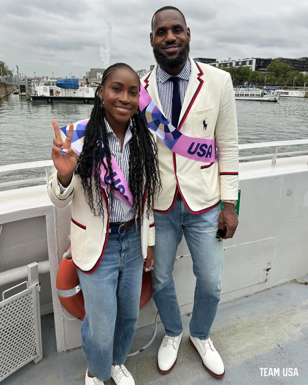 LeBron James, Coco Gauff Serve as USA Flag Bearers at 2024 Olympics | Us  Weekly