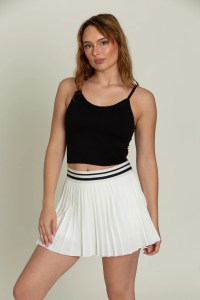 ivory tennis skirt