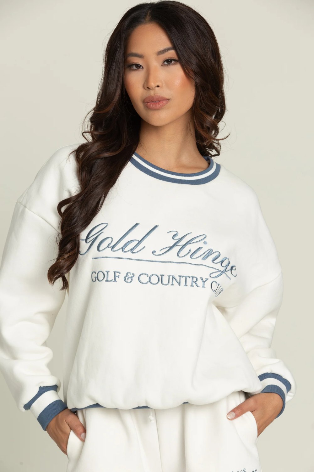 country club sweatshirt