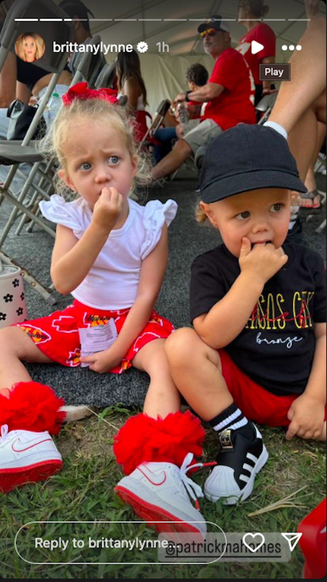 Patrick Mahomes Visited by Wife and 2 Kids During Chiefs Training Camp