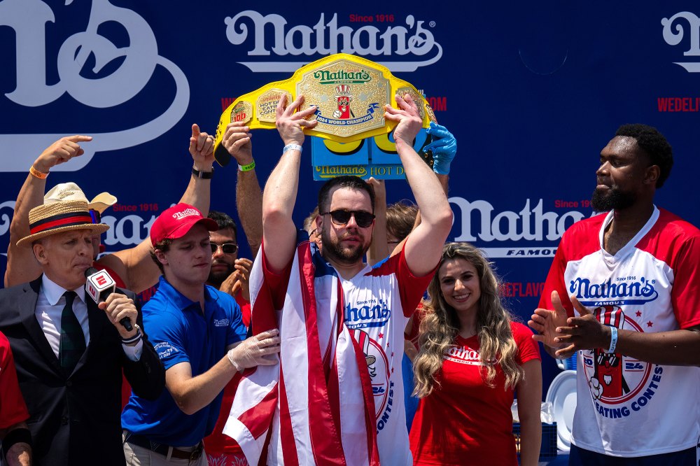 Patrick Bertoletti Wins 2024 Nathan's Famous Hot Dog Eating Contest