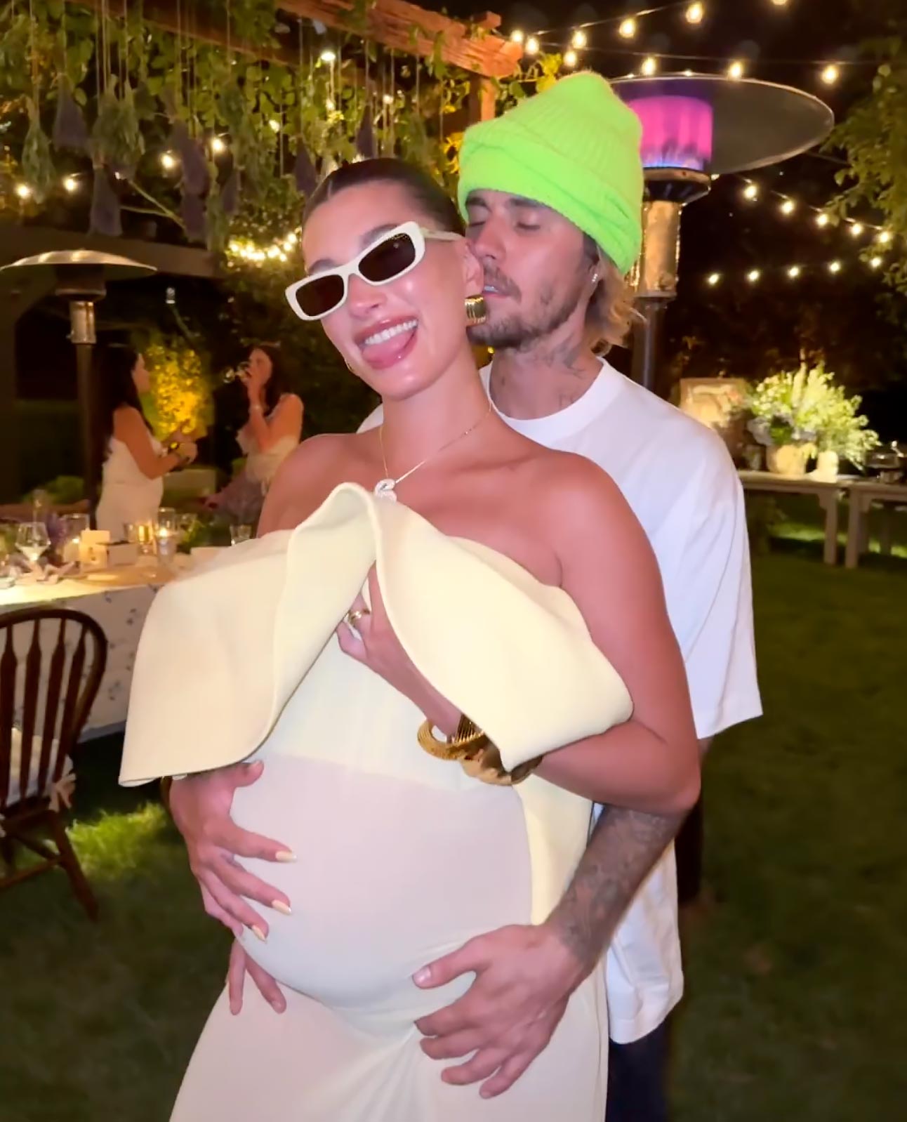 Die schwangere Hailey Bieber begeistert in hauchdünnem Kleid beim Kuscheln mit Justin Bieber