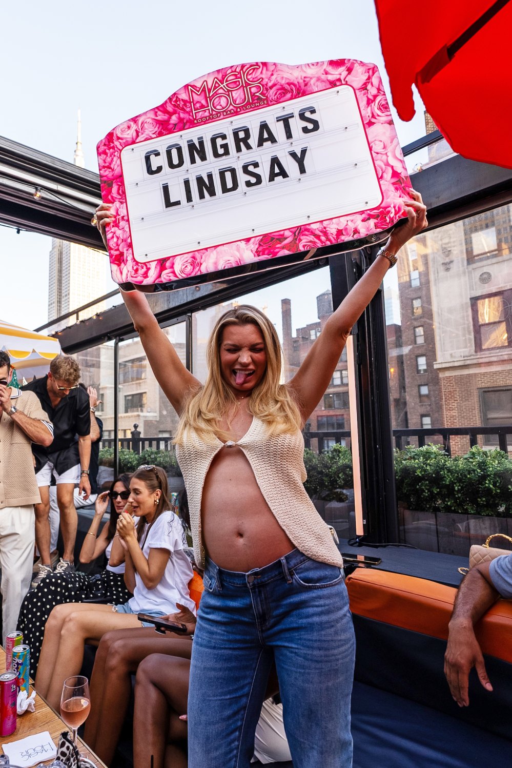 Pregnant Lindsay Hubbard Shows Off Baby Bump During Wild Summer House Bash