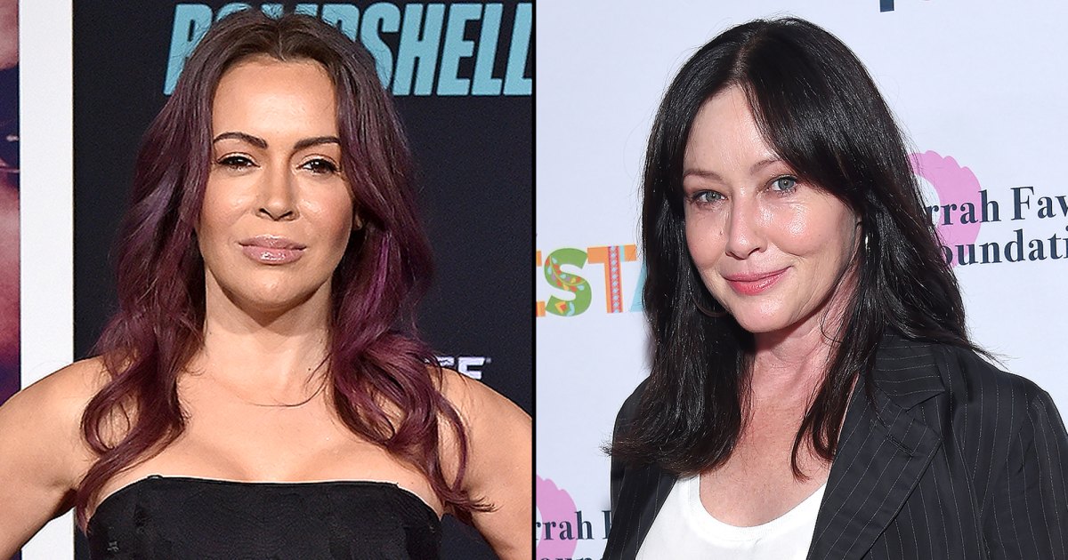 Alyssa Milano reacts to the death of Charmed co-star Shannen Doherty