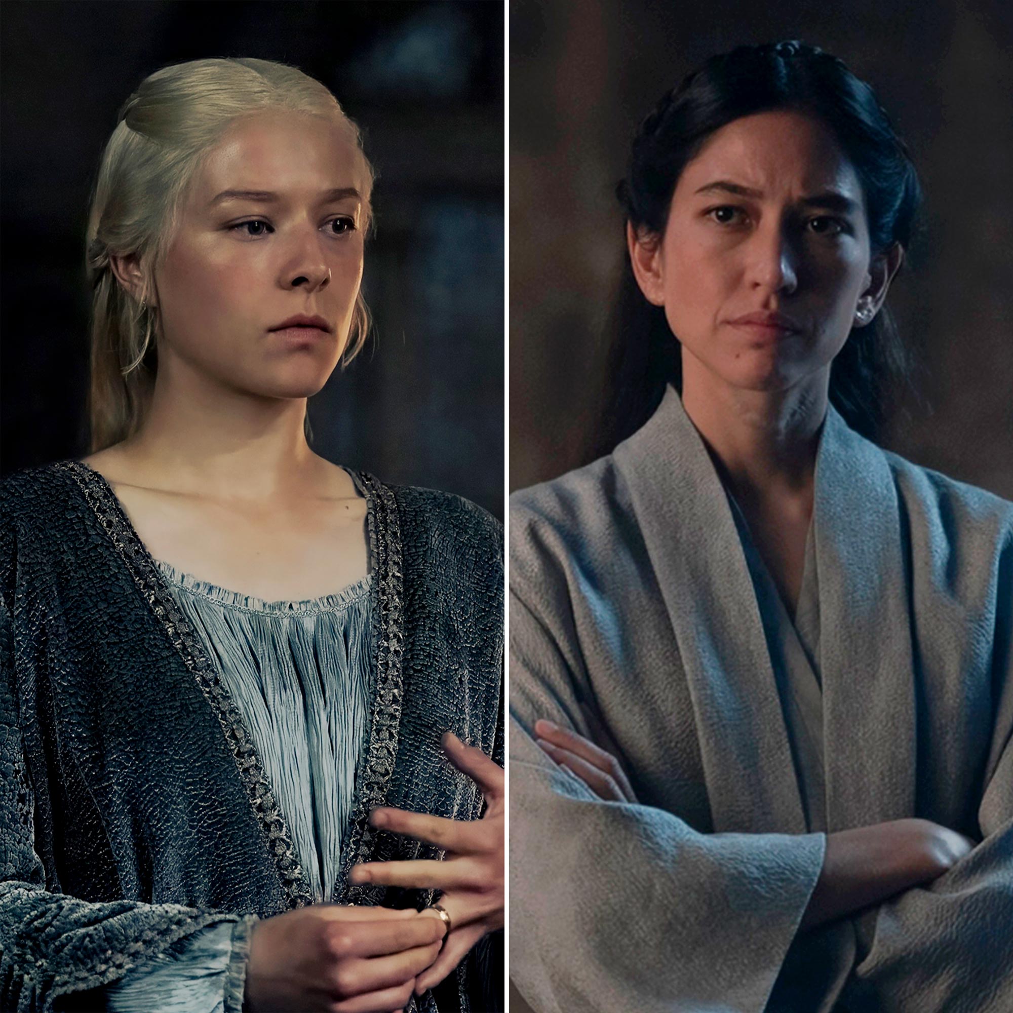 O beijo do episódio 6 de 'HOTD' de Rhaenyra foi improvisado, revela Sonoya Mizuno