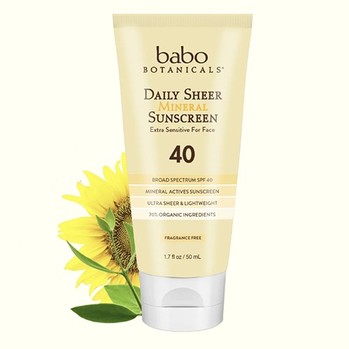 Babo Botanicals Daily Sheer Mineral Sunscreen