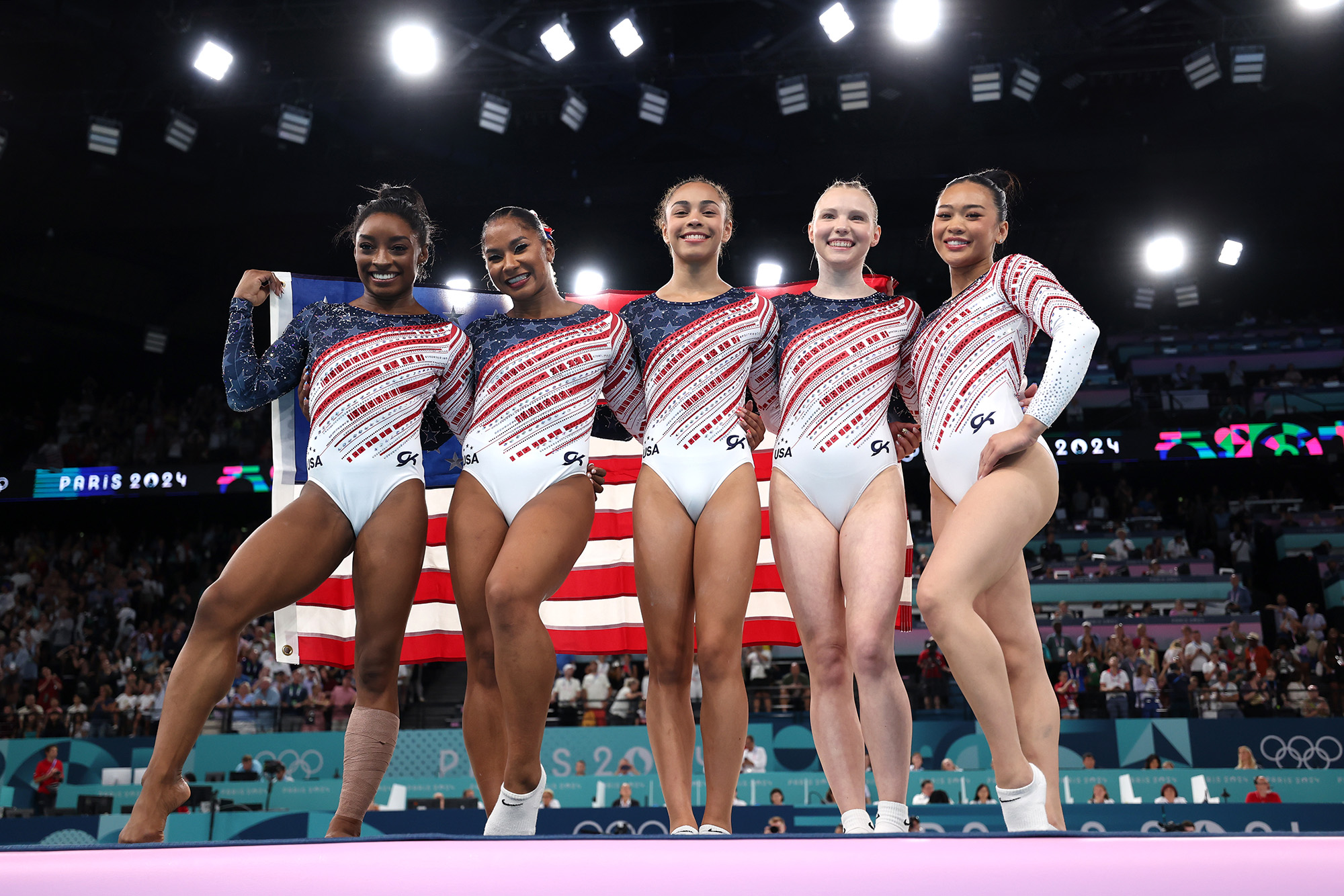 The USA Women's Gymnastics Leotards Were a Nod to the 1996 and 1984 Games