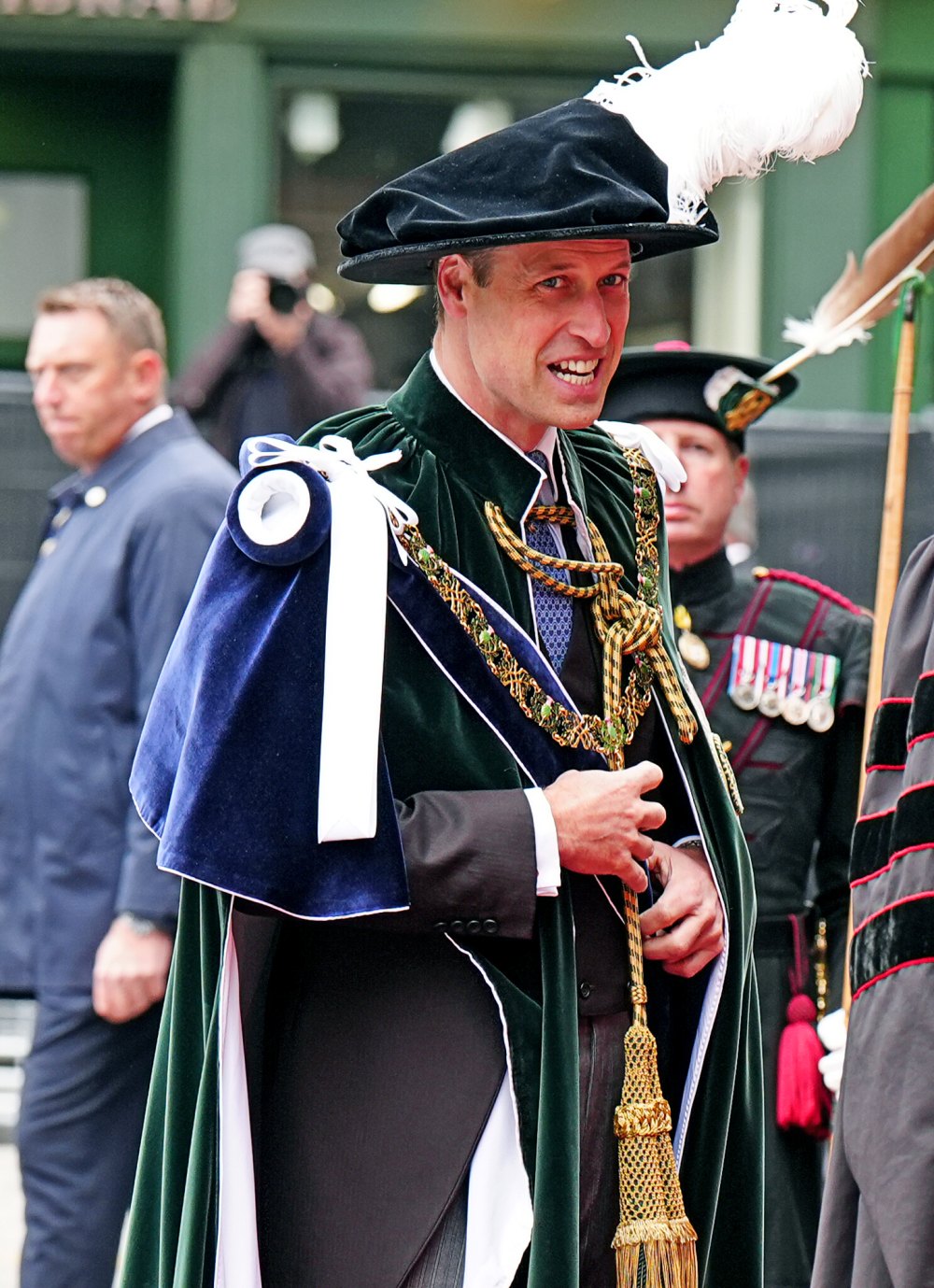 The Historical Meaning Behind Prince William Massive Ostrich Feather Hat and Ornate Velvet Robe