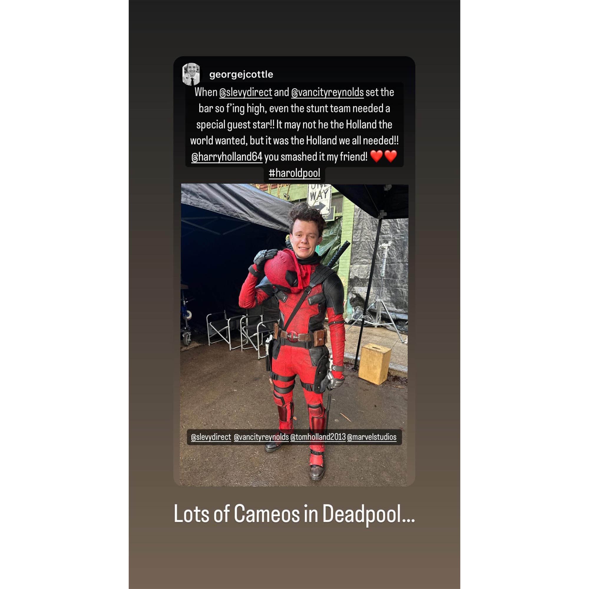 Ryan Reynolds'un Tom Holland'ın Kardeşinin 'Deadpool 3'te Olduğuna Dair Hiçbir Fikri Yoktu