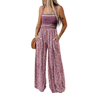 Dokotoo Sleeveless Printed Wide Leg Jumpsuit Amazon