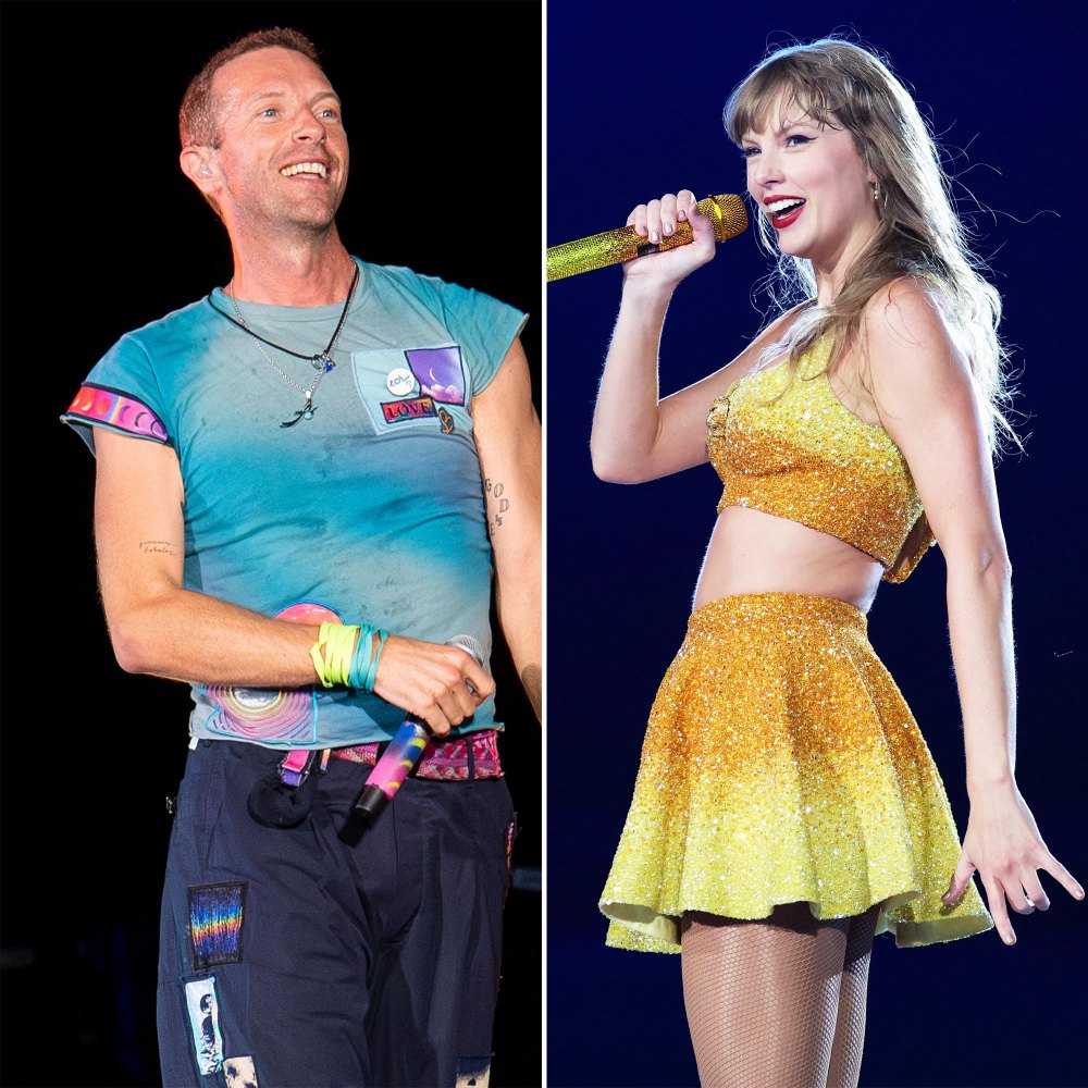 Chris Martin jokingly thanks Taylor Swift for leaving Germany