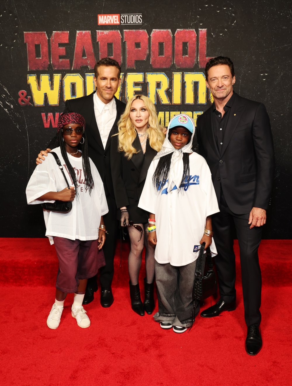 Madonna in Rare Red Carpet Appearance With Twins Stella and Estere | Us ...