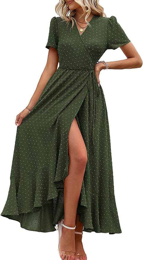 Prettygarden Summer Wrap Maxi Dress