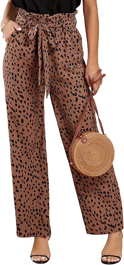 SySea High-Waisted Leopard Print Palazzo Pant