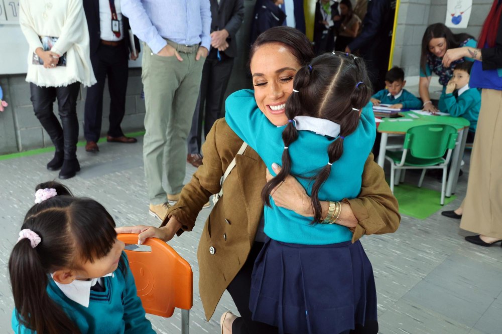 Meghan Markle and Prince Harry Practice Spanish in Visit With Kindergarteners in Columbia