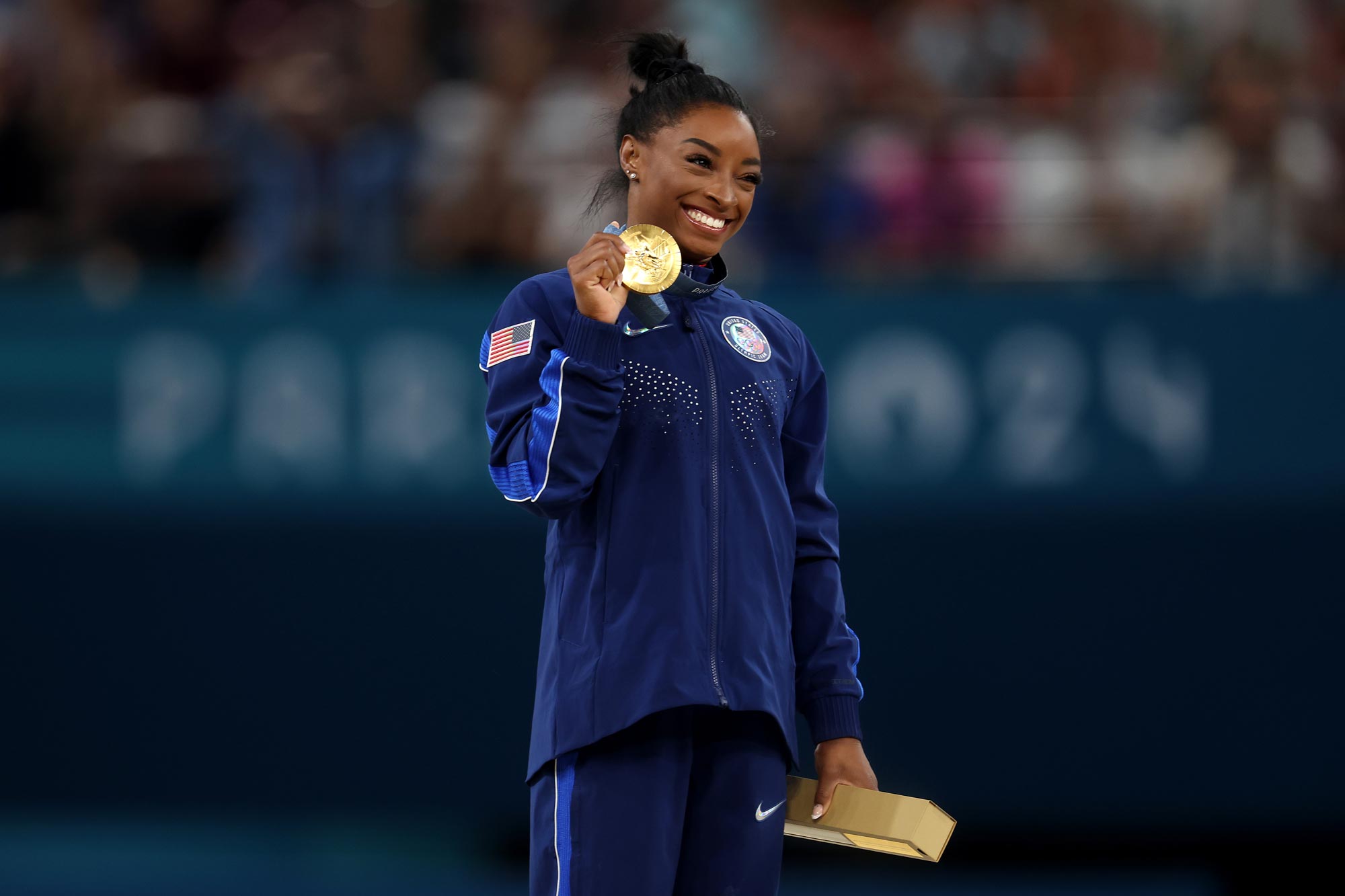 Simone Biles já está planejando o retorno olímpico de 2028? 'Nunca diga nunca'