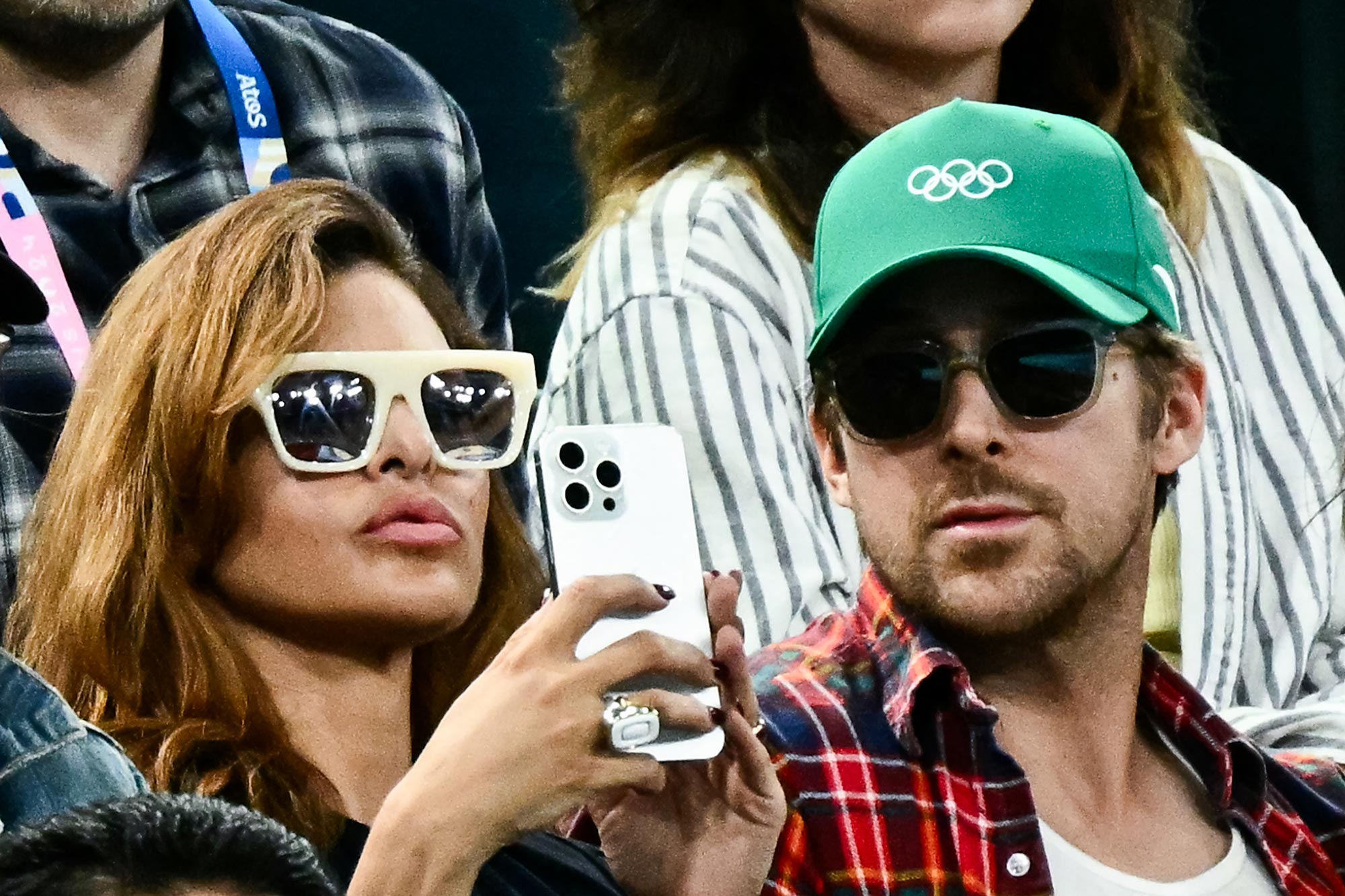 Ryan Gosling and Eva Mendes Enjoy Rare Public Date Night at Paris Olympics